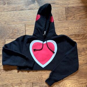 Making the Cut Cropped Champion Hoodie